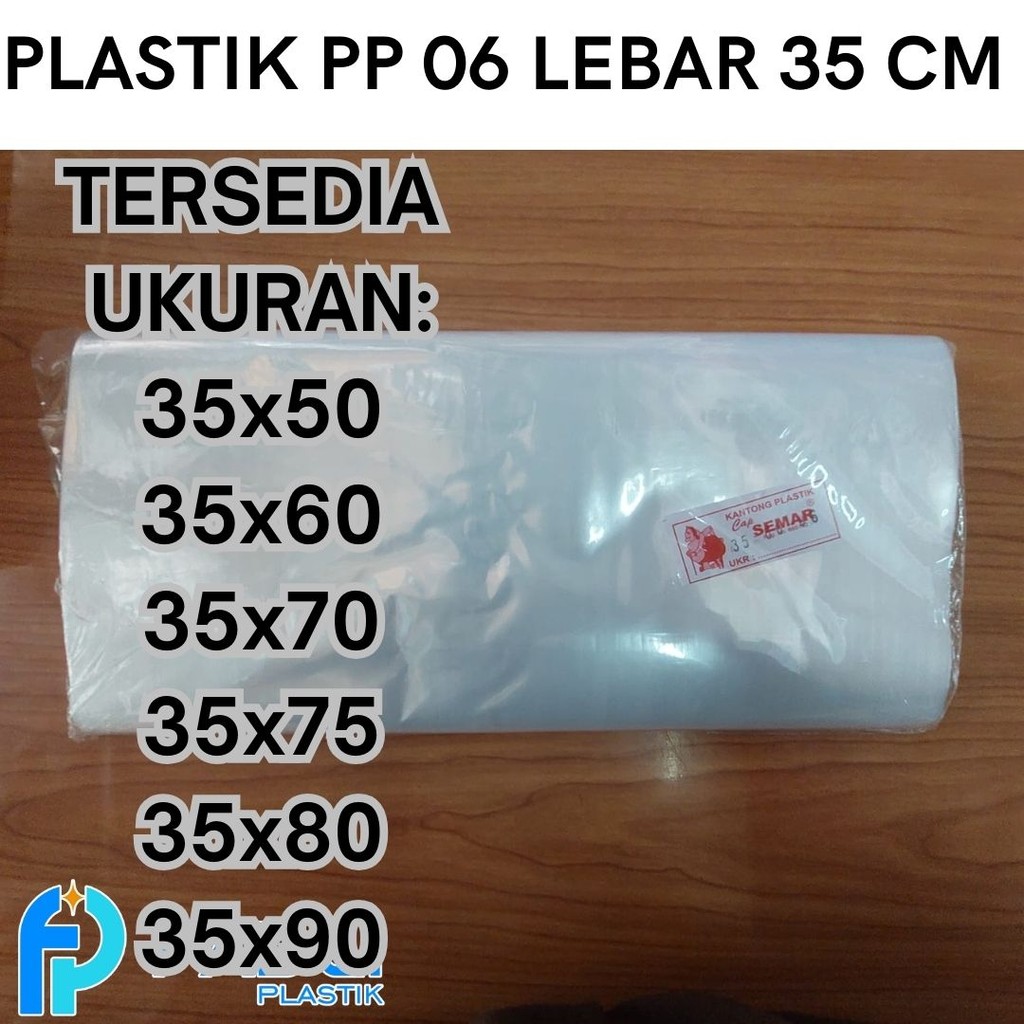 Kantong Plastik PP 06 ukuran 35x50 35x60 35x70 35x75 35x80 35x90