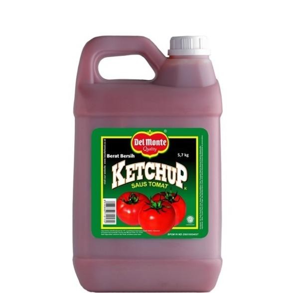 

Saus Tomat Del Monte Galon 5.7Kg Tomato Ketchup Delmonte Jerigen