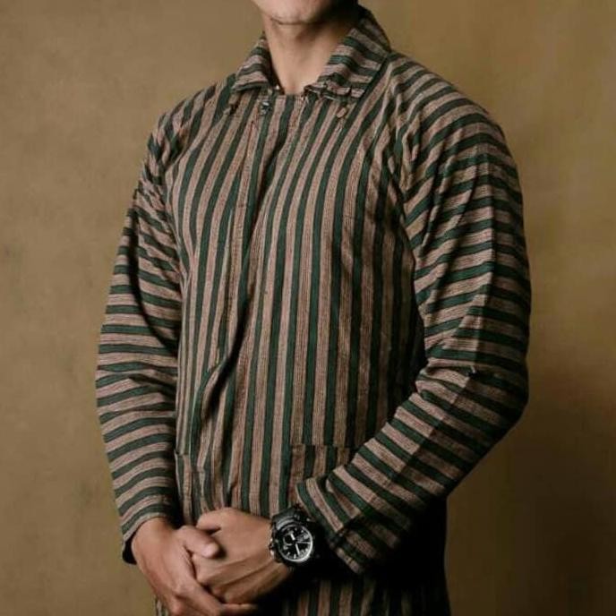 Baju Surjan Setelan Dewasa / Jumbo / Lurik / Batik Adat Jawa