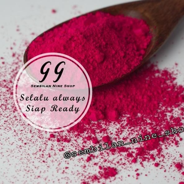 

Bubuk Pewarna Makanan Oil Based Hot Pink 20 G Eurolake Erythrosine Md
