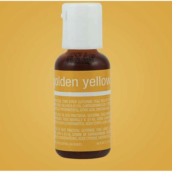 

Golden Yellow Chefmaster Liqua-Gel Food Colng