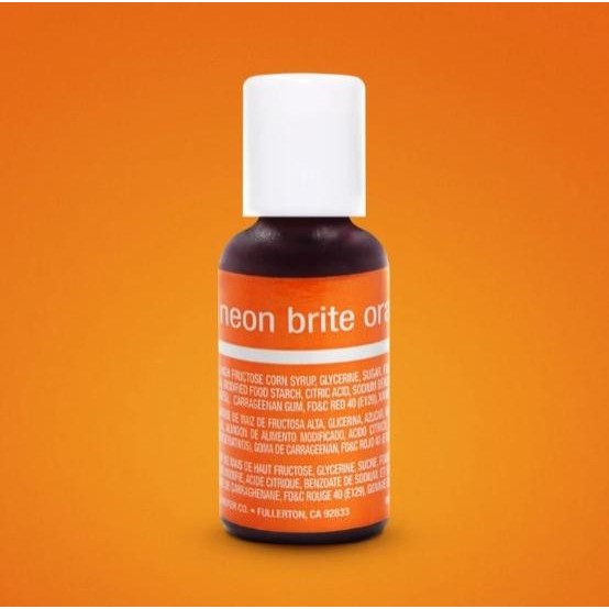 

Neon Brite Orange Chefmaster Liqua-Gel Food Colng 20 Ml