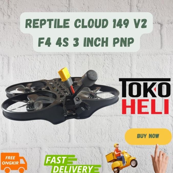 Reptile Cloud 149 V2 F4 4S 3 Inch Cinewhoop Fpv Racing Drone Pnp Black