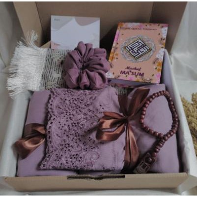 Seperangkat Alat Sholat Premium| Mukena Mahar | Paket Mukena Seserahan