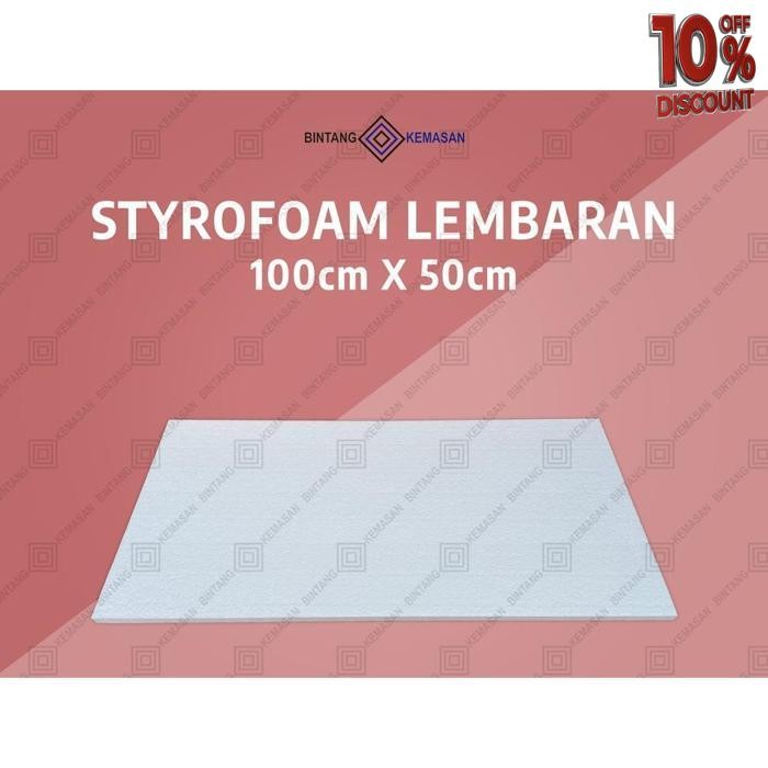 

Cod Styrofoam Lembaran 100 X 50 X 2Cm Lembaran Packing Lembaran Dekorasi Papan Styrofoam / Ekspedisi Bahan Bermutu