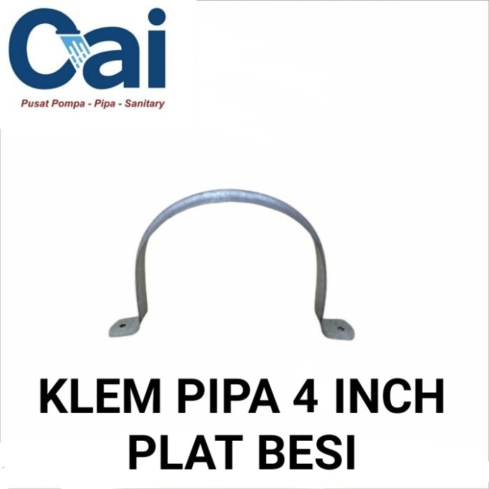 *#*#*#*#] GROSIR - KLEM - PIPA - BESI - 4 INCH - PLAT