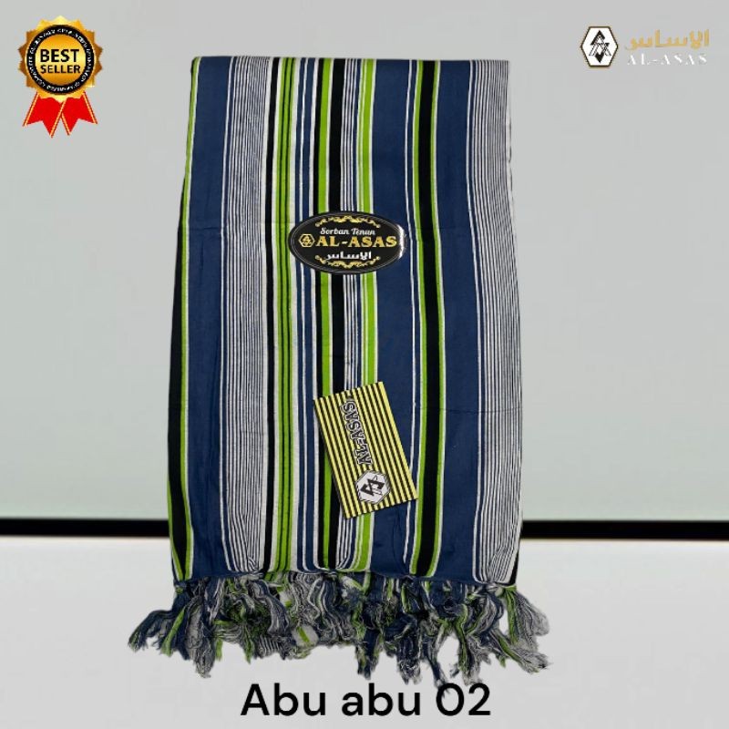 AL ASAS Sorban Yaman Printing Ridha Yaman Printing Motif Salur