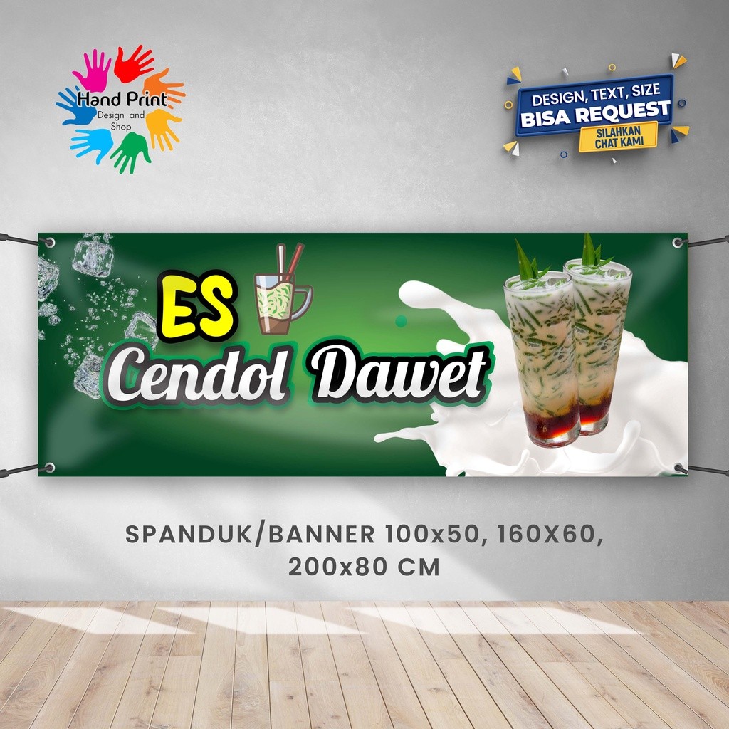 Spanduk Banner Es Dawet Es Cendol Gratis Memesan Desain