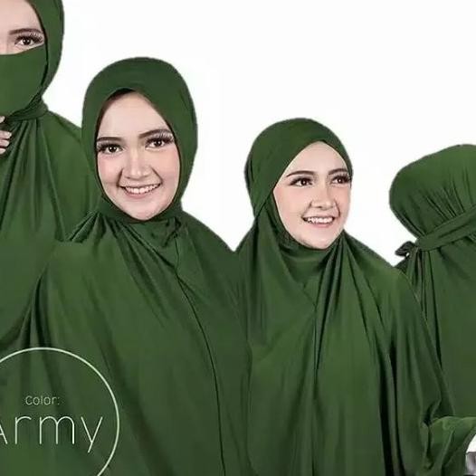 French Khimar Bergo Umroh Jumbo Madinah Syari Niqab Niqob Cadar Chadar