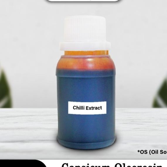 

Capsicum Oleoresin 1 Juta Shu Oil Soluble / Chilli Extract - 100 Gram