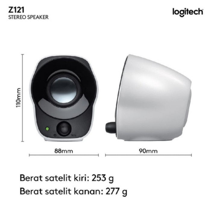 Logitech Z121 Compact Stereo Speaker