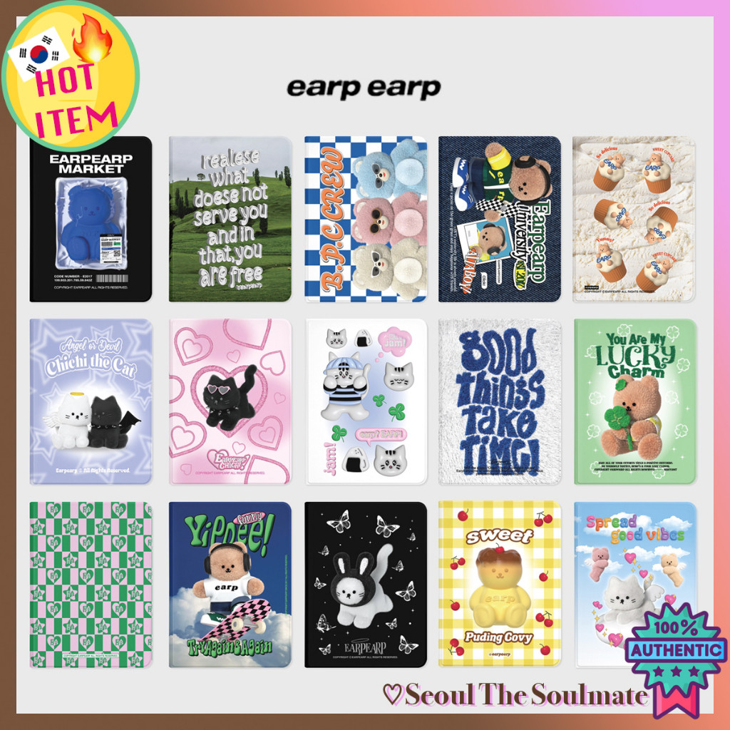 earpearp MacBook CASE / IPAD CASE COVER Sleeve Skin Case Buatan Korea Merek Asli. Casing Keyboard Bl