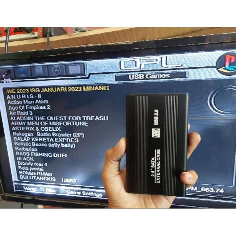 m-4 (TERMURAH) HARDISK EXTERNAL PS2 FULLGAME 160GB Sale