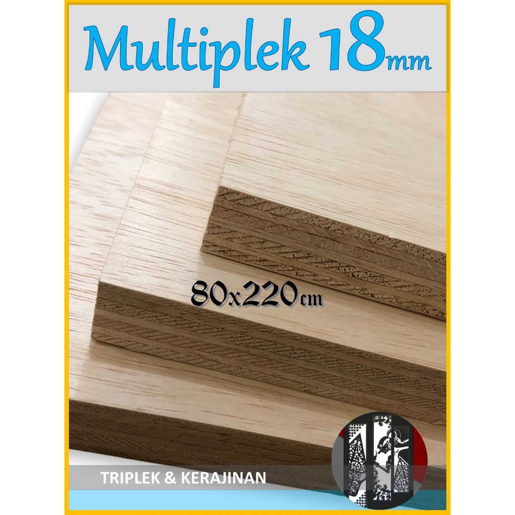 Triplek 18mm 80x220 cm Multiplek MDF Melamin Blokmin Blokboard 18 mm 220x80 | 80 x 220 | 220 x 80 cm