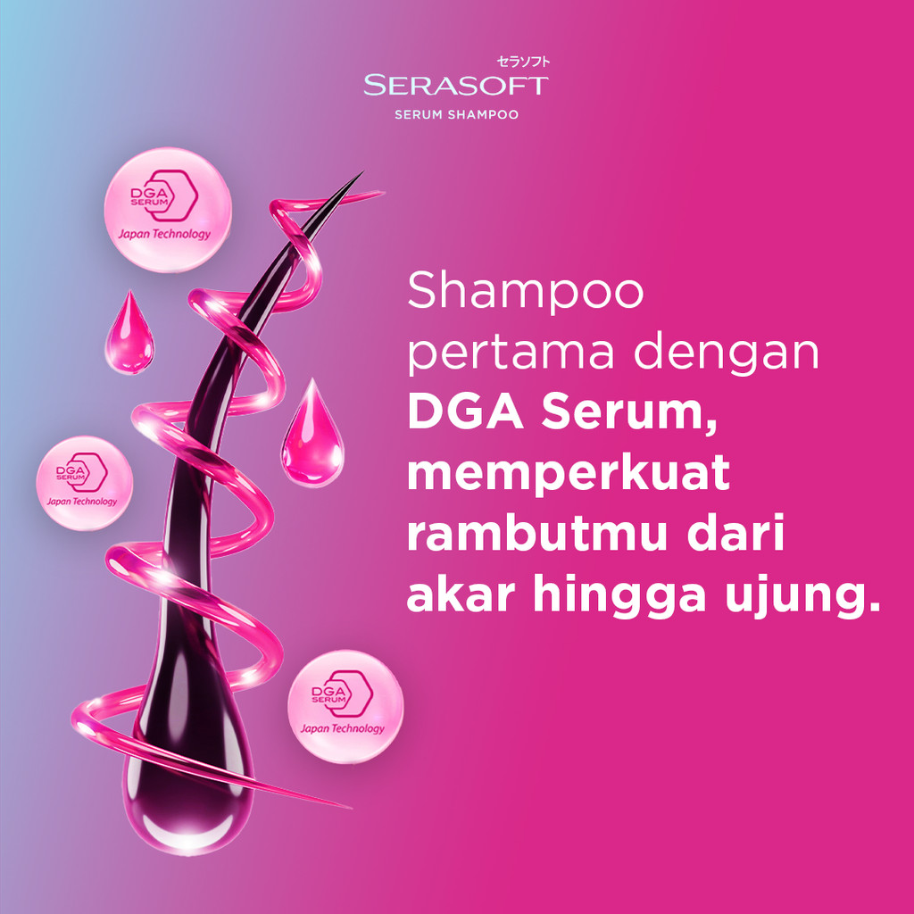 Serasoft Serum Shampoo Hair Fall Treatment Botol 170 ml x2 - Gambar 4