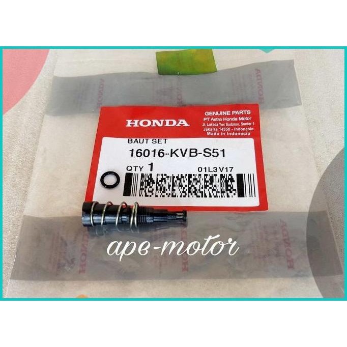 BAUT SETELAN LANGSAM VARIO 125 16016-KVB-S51 ORIGINAL HONDA 8JVLZ4 acc