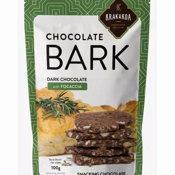 

Krakakoa Beau Dark Chocolate Bark With Focaccia 100G | Sna Cokelat