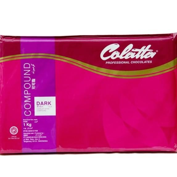 

Cokelat Batang - Colatta Dark Chocolate Compound - Kemasan 1Kg!!