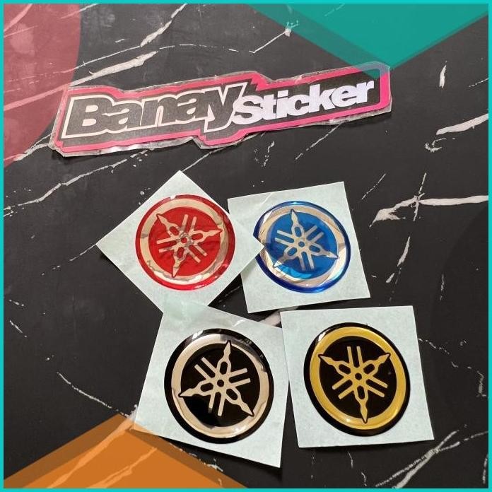 

STICKER STIKER EMBLEM SPIDO LOGO YAMAHA 2,5 CM TIMBUL 8JVLZ4 limited s