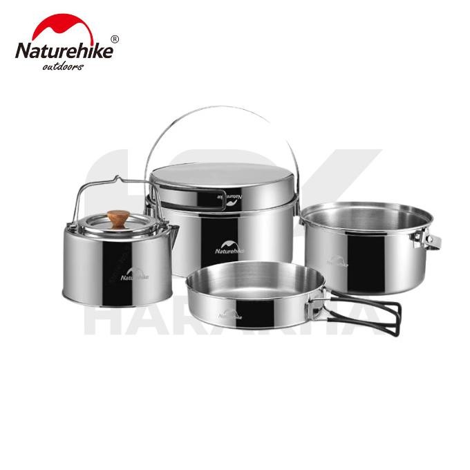 PROMO Cooking Set Nesting Naturehike NH22CJ005 Alat Masak Camping Serbaguna