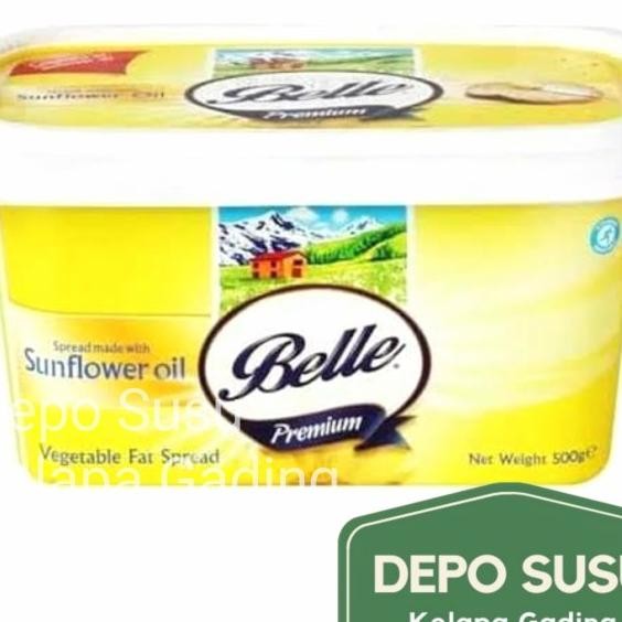 

Belle Margarine Sunflower Oil Spread | Margarin Mentega Butter 250 500