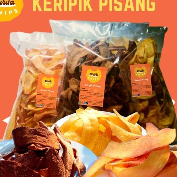 

Keripik Pisang 1Kg (Bisa X Rasa) - Asin, Keju, Coklat