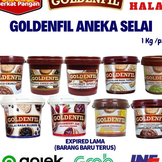 

Goldenfil Selai Choco Crunchy/ Dark Choco/ Hazelnut/ Cheese/ Strawberr