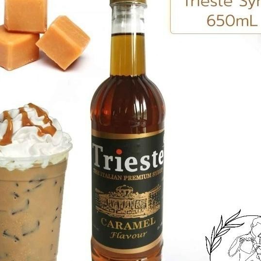 

650Ml Caramel Trieste Syrup Sirup Kopi Coffee - Karamel