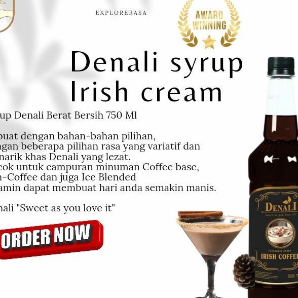 

Denali Syrup Irish Coffee 750Ml | Denali Sirup Rasa Iresh Cream 750 Ml