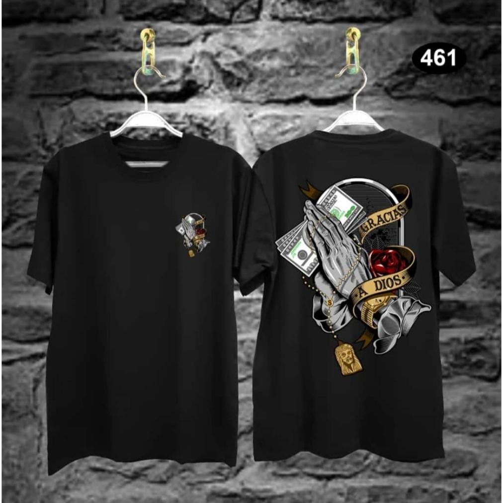 Viral Kaos Distro Keren Motif Dollar Dollar Gracias Dios Time Is Moneyatasan Wanita Kekinian Termura