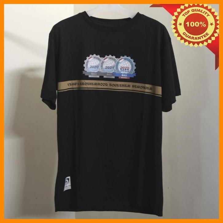 

(SKUT) KAOS T-SHIRT HITAM BARONG GOLD OFFICIAL MERCHANDISE VESPA WORLD DAYS
