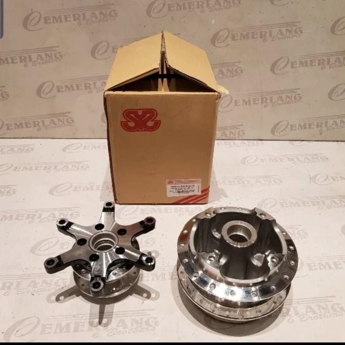 Tromol Depan Belakang 1set Sys Supra 150 GTR 150 Plug & Play Import