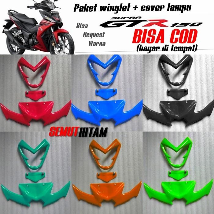 COVER LAMPU + WINGLET SUPRA GTR 150 Import