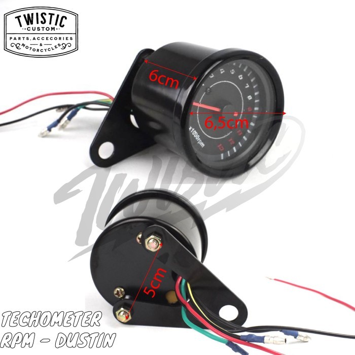 Speedometer Tachometer Rpm Meter Analog Dustin Motor Custom Universal Bfl