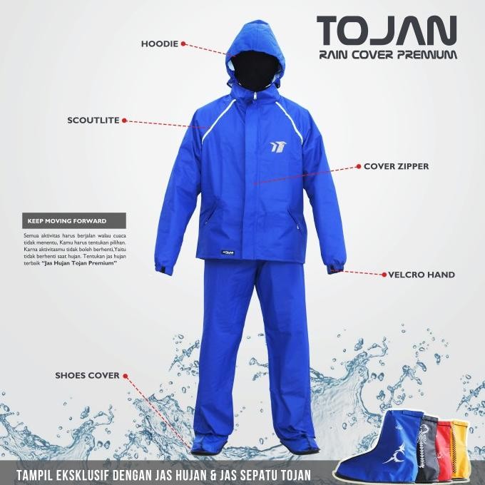 Jas Hujan Jaket Tojan Pria Wanita Setelan Mantel Ujan Dan Jas Sepatu