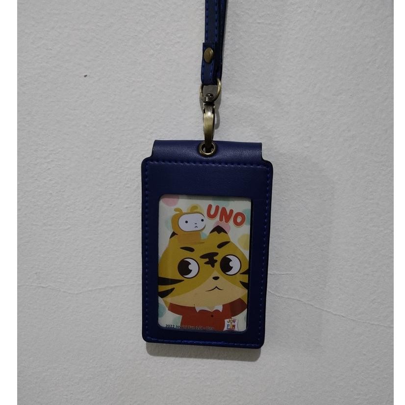 

PROMO Id Card name tag kulit Holder Double Flip Magnet Terbaru kekinian Kec-76