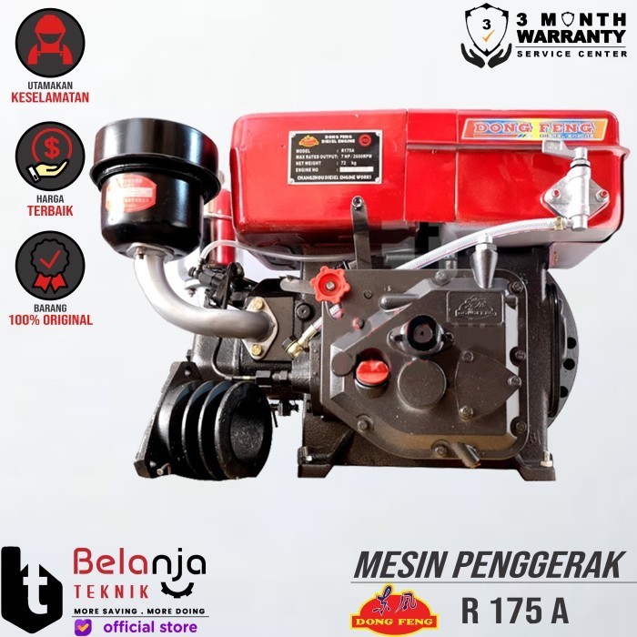 Mesin Penggerak Dongfeng R175A Hooper - Diesel