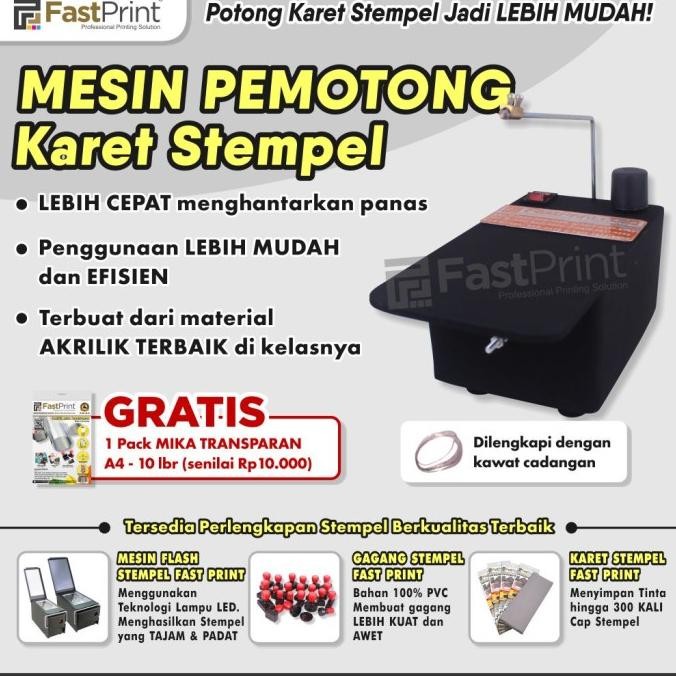 

Mesin Alat Pemotong Potong Busa Karet Stempel Flash