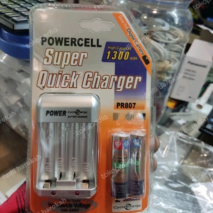 Charger+ Baterai Auldey 2 pcs AA A2 1300 mAh Baterai Auldey Dan Casan