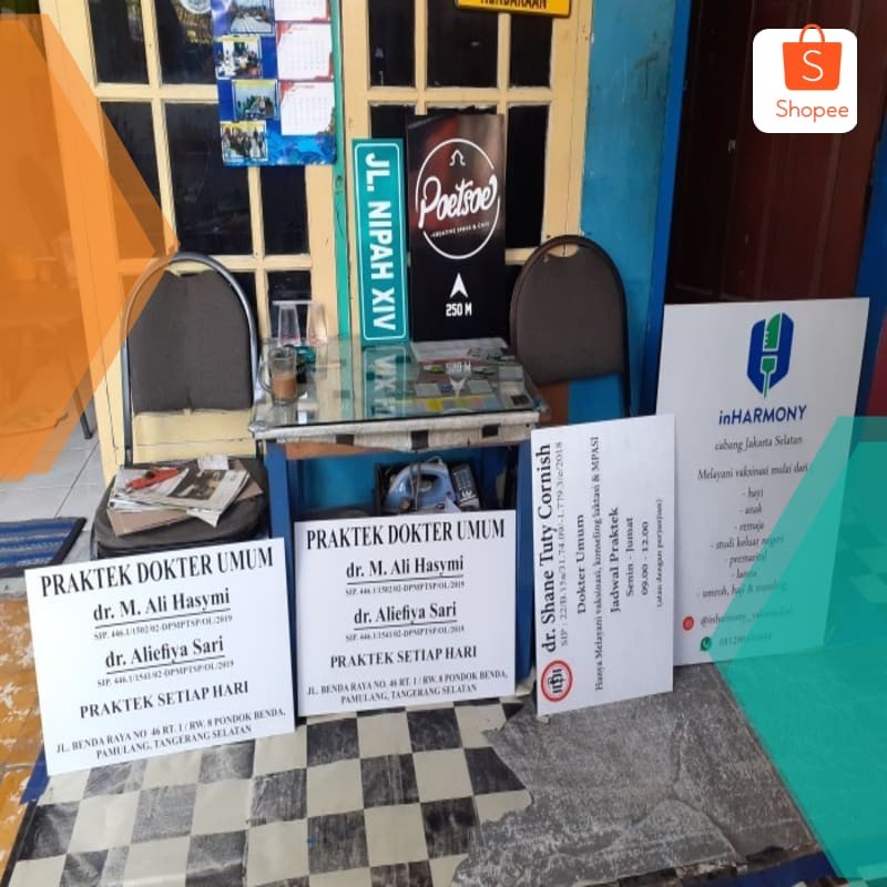 

Grosir Papan Nama profesi Custom Keren