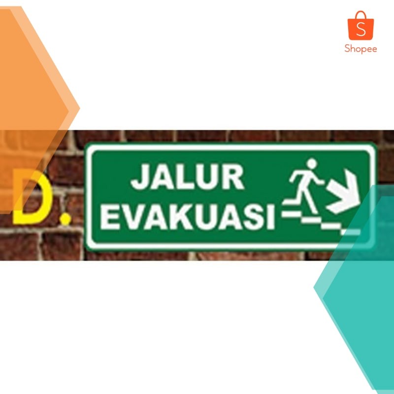 

Grosir Sign 2 Muka. Jalur Evakuasi dan Rambu Exit. Acrylic Ukuran 30 x 15 cm Elegan