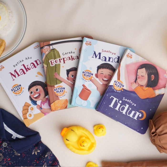 

Bana Action Play Book Adab Sehari-Hari Boardbook Buku Cerita Anak