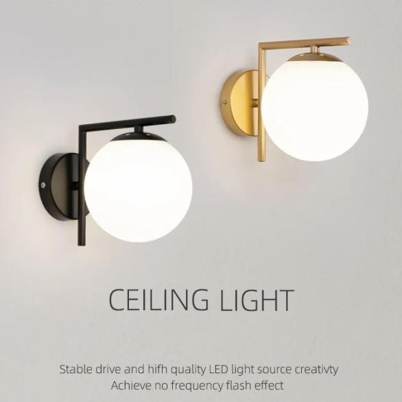 Lampu Dinding Hias Indoor Bohlam Wall Lamp