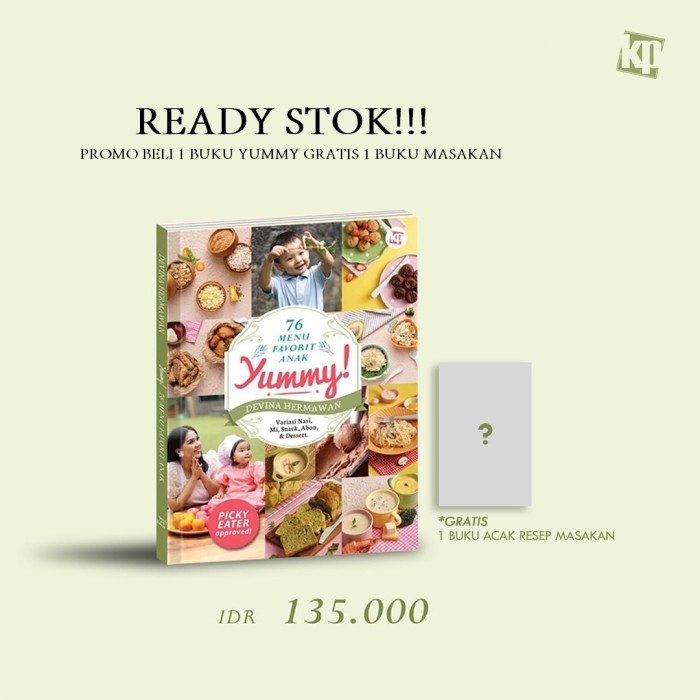 

Bana Buku Resep Yummy; 76 Menu Favorit Anak - Devina Hermawan
