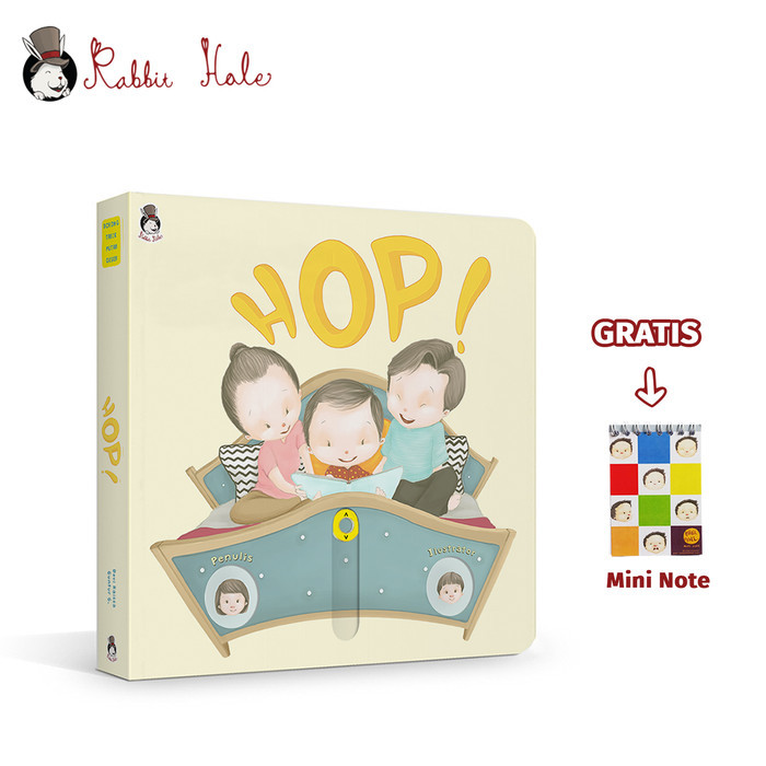 

Bana Rabbit Hole - Hop ! - Buku Anak (Board Book)