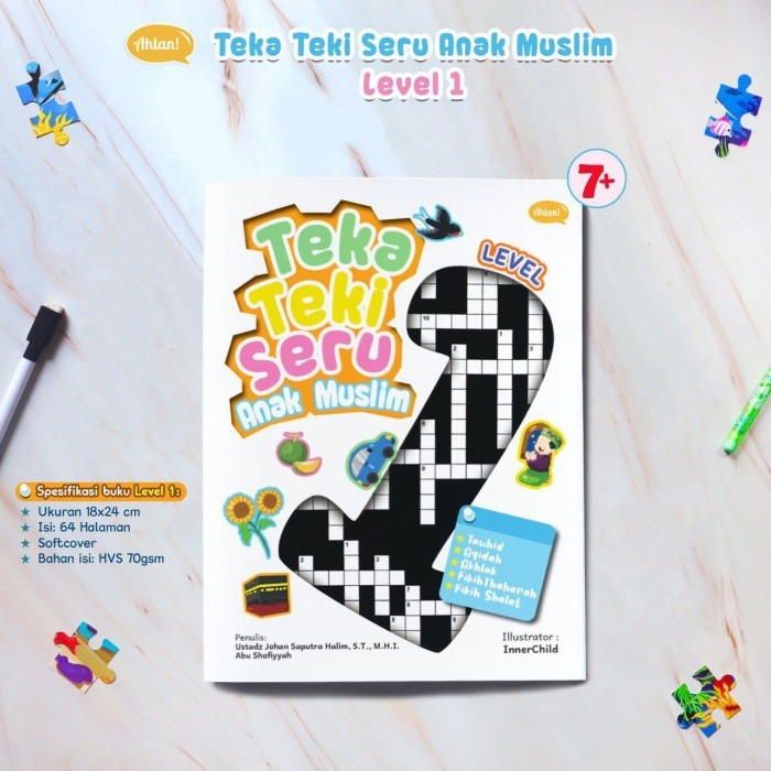 

Bana Promo!!! Buku Teka-Teki Seru Anak Muslim Level 1 By Ahlan