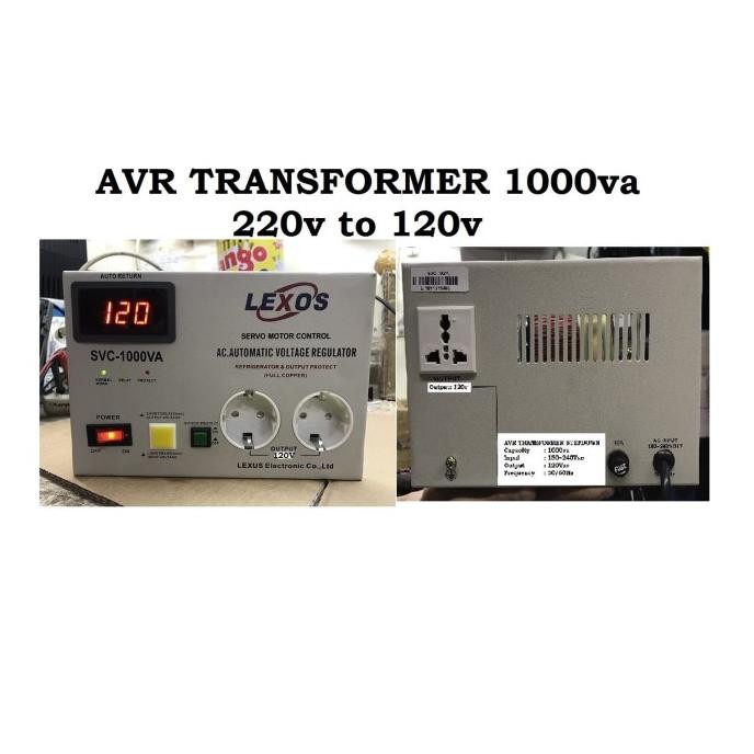 Stabilizer Step down digital 1000 220v ke 120v 220v ke 110v ke 100v