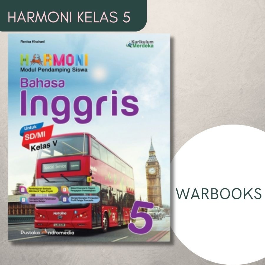 Buku Modul Harmoni Bahasa Inggris Kelas 5