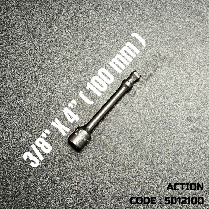 ACTION 3/8" DR WOBBLE SOCKET EXTENSION BAR - SAMBUNGAN SOK DRIVE 3/8" KEPALA WOBBLE