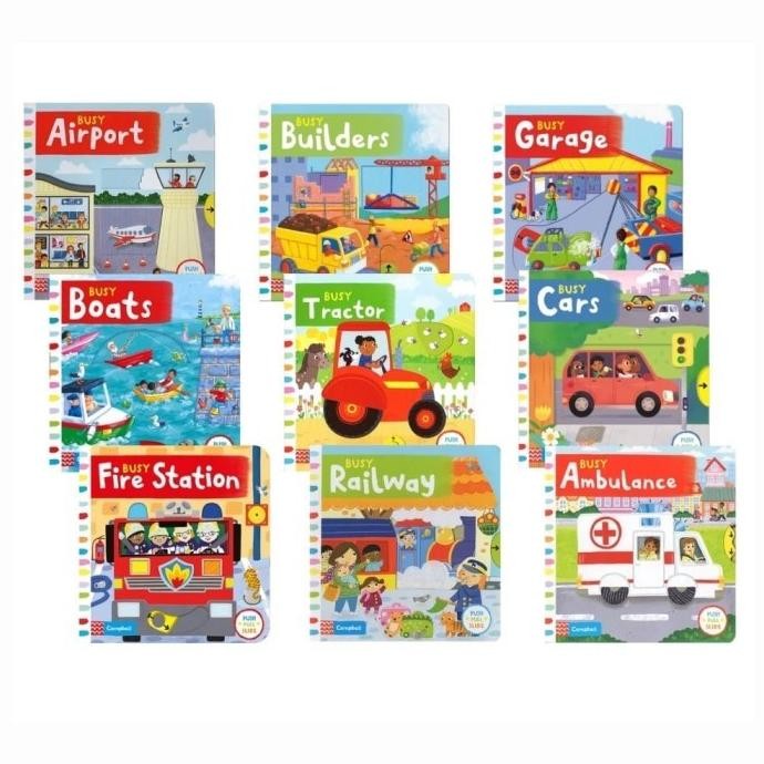 

Campbell My Busy Book Push Pull Slide Board Books Buku Cerita Anak GU JS99